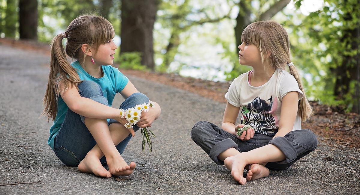 children with questions